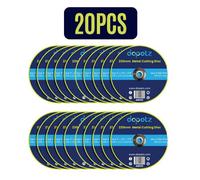 Dapetz Metal Cutting Discs 230mm Angle Grinder 230 X 3.2 X 22.2mm Grinder Discs With 22.2mm Bore For Precise Cutting 20Pcs