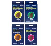 Dapetz ® Mouse Sanding Pads 40Pcs 102 x 62mm, 93mm Fits for Bosch Sander Pads Sheets Durable Dust-Free 11-Holes Electric Sander Sandpaper Hook and Loop 40 60 80 120 Grits