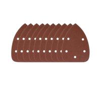 Dapetz ® Mouse Sanding Pads 5 Holes Hook and Loop Palm Sander Sandpaper Mouse Sanding Sheets Assorted Grits 120 Compatible with 140mm Fits for Black and Decker Detail Hand Sander -10Pcs