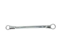 Dapetz ® Offset Double Ring Spanner 20mm x 22mm Metric Box End Wrench 75-Degree Offset, 12-Point, Chrome Vanadium Steel Deep Spanner