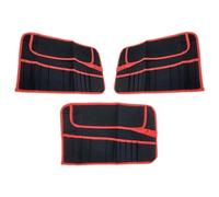 Dapetz ® (Pack of 3) 12 Pocket Canvas Tool Roll Bag Tool Organiser for Electrician, Plumber, Carpenter and Handyman Heavy Duty Tool Roll Pouches (44cmX 28cm)