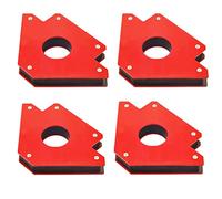 Dapetz ® Pack of 4 50Lb Magnetic Welding Holder Soldering Durable Body Support Arrow Work Hold Tool Arc Welder Fabricator Magnetic Welding Clamps Holder Metal Working Mig Tools and Equipment Workshop