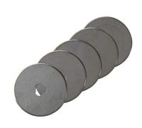 Dapetz ® Pack of 5 Rotary Cutter Blades 45mm-Fits Steel Round Cutting Blades Fabric Cutter Wheel Universal Replacement Rotary Cutter Blades for Quilting & Sewing