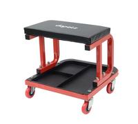 Dapetz ® Padded creeper trolley seat car for mechanics that has oil resistant vinyl covered seat and the structure is all metal frame design for maximum strength
