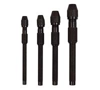 Dapetz ® Pin Vice Set 1mm to 4mm Hand Tools Power Drill Chuck DIY. for Holding Wire, Taps, Scribers, and Reamers and Has a Knurled Grip for Easy Grip