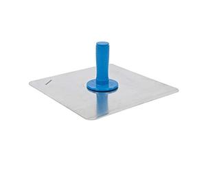 Dapetz ® Plaster Hawk 325 x 325mm - Aluminium Plastering Hawk Board with Soft Grip Handle for Cement, Mortar, Plaster, Drywall & Wall Finishing