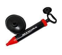 Dapetz Powerful Drain Buster Plunger Toilet Sink Clog Remover With 2 Interchangeable Heads 65mm & 160mm