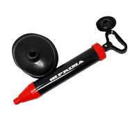 Dapetz ® Powerful Drain Buster Unblocker Plunger Toilet Sink Clog Remover Rubber Sucker with Two Interchangeable Plunger Heads (65mm & 160mm) for Use in Toilets, Bathtubs, Showers, Sinks & Drain