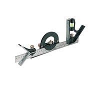 Dapetz ® Precision Engineer Combination Square Set Ruler Protractor 180 Degrees Metric Includes Scriber and High Quality Vials Stainless Steel, 300mm Blade Marked in Metric and Imperial Graduations