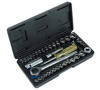 Dapetz ® Premium 40 Pieces 1/4" & 3/8" Drive Socket Set Kit contains both metric and imperial sockets sizes ranging from 5/32 inch to 3/4 inch and 4 mm to 13 mm