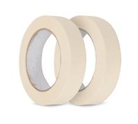 Dapetz Premium Masking Tape 2 Rolls (19mm X 35M) White Masking Tape Painting Tape For Painters, Decorators Professional Diy Use