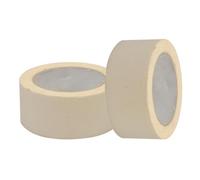 Dapetz Premium Masking Tape 2 Rolls (50mm X 50M) White Masking Tape Painting Tape For Painters, Decorators Professional Diy Use
