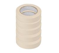 Dapetz Premium Masking Tape 5 Rolls (19mm X 35M) White Masking Tape Painting Tape For Painters, Decorators Professional Diy Use