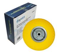 Dapetz Puncture Burst Proof Solid Rubber Sack Truck Trolley Wheels Spare Tyres 2Pcs
