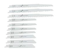 Dapetz ® Reciprocating Saw Blades Carbide Steel Replacement Saw Blade Kit for Tree Pruning, Wood, Metal & Plastic, Fits Bosch, Dewalt, Makita 150mm & 240mm 5,6,18 TPI 10PCS