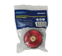 Dapetz ® Red Gas Adapter Camping Stove Camping Nozzle Convert Connector Gas Conversion Head Adapter For Butane Cainster to Clip On Gas Cartridge Piston