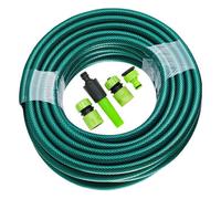 Dapetz Reinforced Hose Pipe Connectors Set Anti Kinking Garden Hose, 15M Flexi Hose, Durable Hosepipe For Garden, Magic Hose, Pond Hose