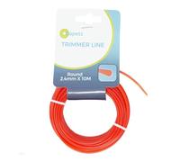 Dapetz Round Strimmer Cord Line Wire String Nylon Petrol Trimmer Durable 10M X 2.4mm