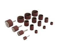 Dapetz ® Sanding Bands Sleeves Drum Sander Set,20Pcs Drum Sanding Kit with Free Box Sander Spindle SandingTool Set for Drill Press for Home Improvement Hobbies Carpentry for Dremel Rotary Tool