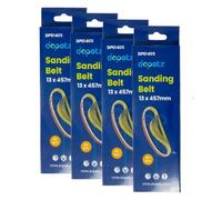 Dapetz Sanding Belt 13X457 mm 80 Grit For Grinding Sharpening Derusting Precise Sanding On Metal And Wood 20Pcs