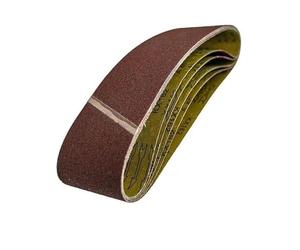 Dapetz ® Sanding Belts 100mm x 915mm Compatible with Power-Sander 80 Grit Abrasive Aluminum Oxide Ideal for Grinding Sharpening and Derusting Wood, Paint, Varnish, Plastics 5X