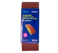 Dapetz ® Sanding Belts 60 x 400mm Aluminium Oxide Abrasive Fabric 120 Grit Compatible with Bosch Sander Grinding Polishing Sharpening Derusting Paint Varnish 5PCS