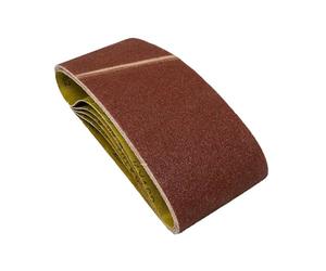 Dapetz ® Sanding Belts 65mm x 410mm, 60 Grit Abrasive Sanding Belts for Grinding Polishing Sharpening and Derusting, Sander Belts Suitable for Belt Sander (Pack of 5)