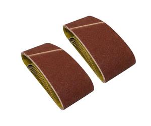 Dapetz ® Sanding Belts 75mm X 457mm 60 Grit Aluminium Oxide Power Tool Sander Sanding Belt Compatible with Bosch, Black+Decker & Makita Sanders polishing Metal, Wood -10X