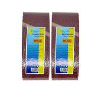 Dapetz Sanding Belts 75mm X 457mm Belt Sander 80 Grit Abrasive Aluminum Oxide For Grinding Sharpening Derusting Wood Paint 10X