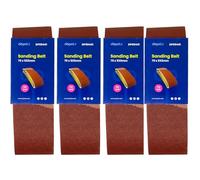 Dapetz ® Sanding Belts 75mm x 533mm Compatible with Power-Sander 120 Grit Abrasive Aluminum Oxide Ideal for Grinding, Sharpening and Dedusting Wood, Paint, Varnish, Plastics 20Pcs