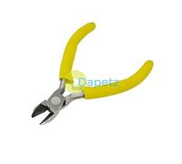 Dapetz ® Side Cutting Mini Pliers Hand Tools Wire Cable Stripper & Cutter with Soft Grip Handles Carbon Steel Chrome Plated Anti Rust Ideal for Jewelry Making