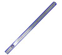 Dapetz Stainless Steel Metal Ruler 24" 60Cm / 600mm Precision Long Measuring Tool With Dual Side Clear Metric & Imperial