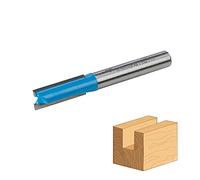 Dapetz ® Straight Twin Flute Router Bit Cutter 1/4" Shank Tungsten Carbide Tipped TCT Grooving Metric 8mm x 20mm Fits with Bosch, Makita & DeWalt Routers