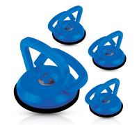 Dapetz Suction Cup Dent Puller 35Kg Lifting Capacity Handle Tool For Dent Repair, Panels, Glass, Tiles & Object Moving Blue 4Pcs