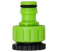 Dapetz ® Tap Adaptor 1/2" & 3/4" Outdoor Garden Watering Water Hose Tap Pipe 2 in 1 ABS Plastic Connector Threaded Faucet Adapter Fitting Converter to Universal Male