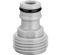 Dapetz ® Tap Adaptor Male 3/4" Male Threaded Adaptor ABS Plastic Garden Water Tap Hose Pipe Connector Screw BSP Fitting Screw Type Accessory Connector