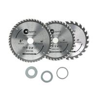 Dapetz Tct Circular Saw Blades 3 X 205mm (8") 30mm Bore 25 20 & 16 mm Reduction Rings