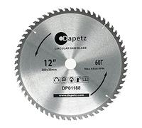 Dapetz ® 2 Pc 300mm X 30mm Bore TCT Circular Saw Blades 40 And 60 Teeth Hardwood Softwood For Coarse & Medium Cut Hardened and Tempered For Multitude of Circular Saw