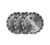 Dapetz ® TCT Circular Wood Fine Cut Saw Blade 165mm x 30mm Bore 16, 24 & 30 Teeth Mitre Hardened Tempered Fits A Multitude Of Circular Saws 3Pcs