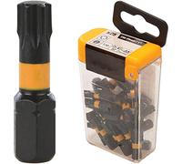 Dapetz ® Torx Screwdriver Impact Bit 25 Pc of T30 High Torque Heat-Treated S2 Steel Impact Bit Drill Driver Screwdriver Bits Sets 25mm Compatible with Powered Drills and Impact Drivers