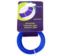 Dapetz Trimmer Strimmer Line Wire Cord Flymo/bosch 1.5mm X 15M Blue