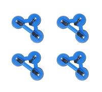 Dapetz Triple Suction Cup Glass Lifter Plastic 3 Plates Hand Suction Lifter For Carrying Awkward Items, Tile, Glass 100Kg 4Pcs
