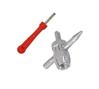 Dapetz ® Tyre Valve Repair Remover Pocket Sized 4 in 1 Tire Valve Stem Removal Tool Tire Stem Core Remover Tool comes with 1 Single Head for Car, Motorcycle, Bicycle