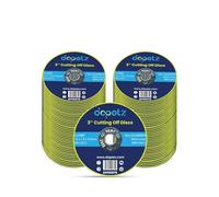 Dapetz ® 100 Pieces Ultra-Thin 75mm Metal Cut-Off Discs for Fast Cutting of Ferrous Metals, Iron, Copper, Stainless Steel - High-Speed Angle Grinding and Precision Cutting
