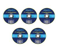 Dapetz ® Ultra-Thin Metal Cutting Discs 75mm Stainless Steel for Angle Grinder 75 x 1 x 9.5mm High Performance Grinder Discs with 9.5mm Bore for Precise Cutting & Smooth Grinding 5PCS