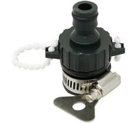 Dapetz Universal Kitchen Tap Hose Connector Adjustable Abs Mixer Clamp Garden Hose Adapter