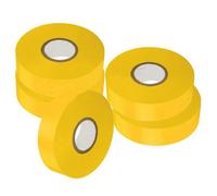Dapetz Yellow Electrical Tape, 18mm X 33M, Strong Self-Adhesive Pvc Insulation Tape For Insulating 5 Rolls