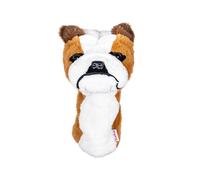 Daphne's Animal Driver Headcover - Bulldog in White Daphne's White