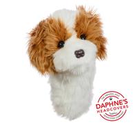 Daphne's Animal Driver Headcover- Cavapoo in White Daphne's White