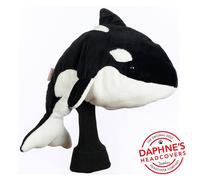 Daphne's Animal Driver Headcover- Orca in Black Daphne's Black